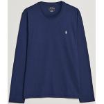 Mörkblåa Långärmade Långärmade T-shirts från Ralph Lauren Lauren i Storlek S 