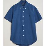 Mörkblåa Kortärmade Kortärmade skjortor från Ralph Lauren Lauren i Storlek M med Button down i Bäckebölja för Herrar 