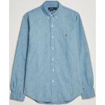 Blåa Chambray skjortor från Ralph Lauren Lauren i Storlek M med Button down i Bomull för Herrar 