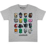 Gråa Minecraft T-shirtar för Flickor i Bomull från Amazon.se Prime Leverans 