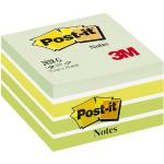Post-it® Sticky-notislappar, kub, 76 x 76 mm, gröna, 450 blad, 2028-G