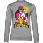 Power Rangers - Red Ranger Pose Girly Sweatshirt, Sweatshirt