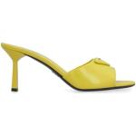 Gula Slip in-sandaler från Prada i storlek 37 med Slip-on med rundad tå med Klackhöjd 7cm till 9cm i Läder för Damer 