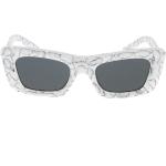 Vita Damsolglasögon från Prada på rea 