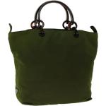 Vintage Hållbara Gröna Handväskor från Prada för Damer 