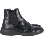 Hållbara Svarta Chelsea-boots från Prada i storlek 40,5 i Läder för Damer 