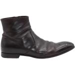 Hållbara Mörkbruna Chelsea-boots från Prada i storlek 38 i Läder för Damer 