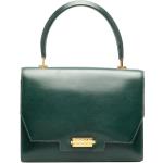 Vintage Hållbara Gröna Handväskor i skinn på rea i Läder för Damer 