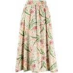 Vintage Hållbara Knälånga Gröna Plisserade kjolar på rea i Storlek S för Damer 