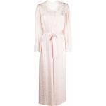 Vintage Hållbara Rosa V-ringade klänningar från Dior på rea i Storlek S med V-ringning för Damer 