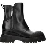 Svarta Ankle-boots från Premiata på rea med Klackhöjd 5cm till 7cm i Läder för Damer 