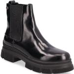 Svarta Chelsea-boots från Tommy Hilfiger i storlek 36 
