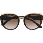 Bruna Runda solglasögon från Dolce & Gabbana i Storlek 5 XL för Damer 