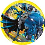 Flerfärgade Batman Papperstallrikar från Procos 