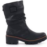 Svarta Ankle-boots från Rieker på rea i Fleece för Damer 