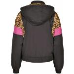 Leopard-mönstrade Svarta Pullovers för Damer 