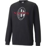 Svarta AC Milan Tränings hoodies från Puma på rea i Storlek S i Gummi för Herrar 