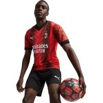 Röda AC Milan Fotbollströjor från Puma Time på rea i Storlek S i Jerseytyg för Herrar 