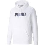 Streetwear Vita Huvtröjor med glitter från Puma på rea i Storlek M i Bomull för Herrar 