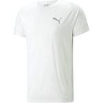Vita Tränings t-shirts från Puma EvoStripe i Storlek L för Herrar 