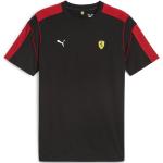 Röda Kortärmade Kortärmade T-shirts från Puma Ferrari i Storlek L för Herrar 