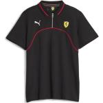 Puma Ferrari Race Short Sleeve Polo Svart 5-6 Years Flicka