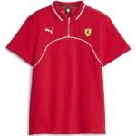 Puma Ferrari Race Short Sleeve Polo Röd 5-6 Years Flicka