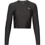 Svarta Långärmade Magtröjor från Puma i Storlek XS 