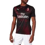 Svarta AC Milan T-shirts med tryck från Puma i Storlek XL för Herrar 
