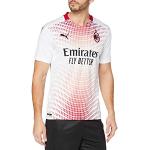 Vita AC Milan Träningströjor från Puma i Storlek M med V-ringning i Polyester för Herrar 