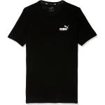 Hållbara Vita Kortärmade Kortärmade T-shirts från Puma Ess i Storlek XL i Bomull för Herrar 
