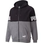 Blockfärgade Gråa Tränings hoodies från Puma på rea i Storlek M i Fleece för Herrar 