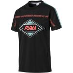Svarta Kortärmade Kortärmade T-shirts från Puma på rea i Storlek S i Bomull för Herrar 