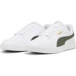 Vita Skinnsneakers från Puma Shuffle på rea i storlek 39 med Snörning i Mocka för Herrar 