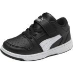 Svarta Sneakers med kardborreknäppning från Puma Rebound på rea i storlek 20 med Kardborreknäppning i Gummi för Pojkar 