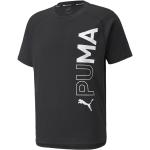 Svarta Kortärmade Tränings t-shirts från Puma på rea i Storlek M i Bomull för Herrar 