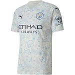 Vita Manchester City Tränings t-shirts från Puma i Storlek XL för Herrar 