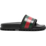 Svarta Slip in-sandaler från Gucci med Slip-on med rundad tå i Gummi för Herrar 