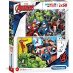Pussel 2st olika 2x60 bitar- Avengers