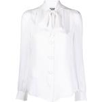 Vita Långärmade blusar från Moschino på rea i Storlek XL för Damer 