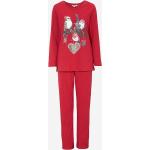 Sustainable Ekologiska Röda Jul Pyjamaströjor från Cellbes på rea i Jerseytyg för Damer 