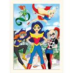 Flerfärgade DC Super Hero Girls Affischramar från Pyramid i 24x30 