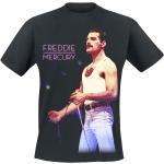 Queen T-shirt - Freddie Mercury - Mic Photo - S XXL - för Herr - svart