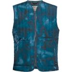 Quilted Vest Avesta Abstract Ink Väst Blue DEDICATED