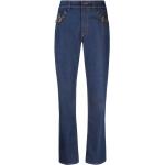 Blåa Straight leg jeans från Versace Versace Jeans med L30 med W28 för Damer 