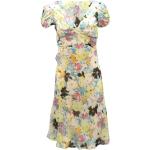 Vintage Hållbara Blommiga Flerfärgade Sidenklänningar från Ralph Lauren Lauren i Storlek S för Damer 