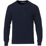 Ralph Lauren Purple Label Cashmere Cable Crew Neck Sweater Chairman Na
