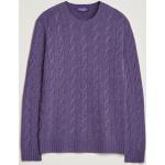 Ralph Lauren Purple Label Cashmere Cable Sweater Purple Melange