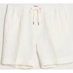 Ralph Lauren Purple Label Linen/Silk Drawstring Shorts White