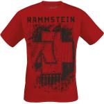 Rammstein T-shirt - 6 Herzen - S XXL - för Herr - röd